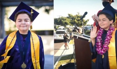 13-Year-Old Prodigy Graduates with Four Degrees from Fullerton College in just two years