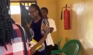 Bowen University officials captured cutting hair of students for being long
