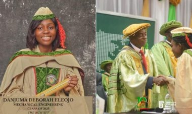 Historic Achievement at Landmark University: Danjuma Deborah Ele-Ojo Emerges as First-Ever 5.0 CGPA Graduate