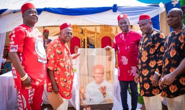 Soludo, Cardinal Okpaleke, and Former Students Honor 90-Year-Old Retired Teacher