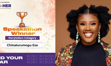 UNN Student Chinalurumogu Eze, Wins the Maiden Annual Conference's Speakathon (Story-tellers Category)