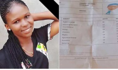 Can I Study Medicine with This Result? Girl Displays NECO Result on Facebook, Seeks Advice