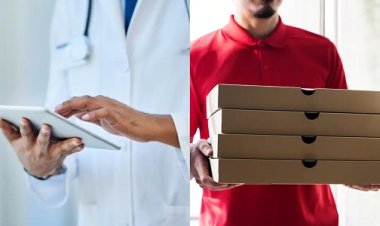 Medical Doctor Discards Professionalism Upon Reunion with Secondary School Classmate Delivering Pizza