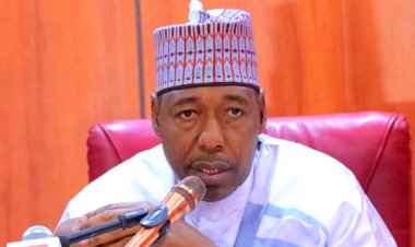 Governor Zulum Promises University Scholarships to 37 construction workers in Bama