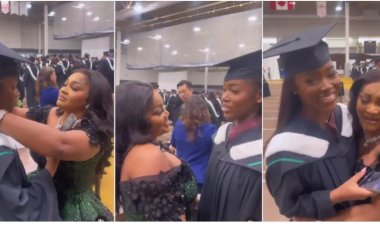 Mercy Aigbe's Daughter Michelle Graduates from Canadian University, Elicits Tears of Joy