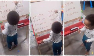 Incredible 2-Year-Old Genuis Solves Complex Mathematics, Gets 8 Questions with Perfect Accuracy