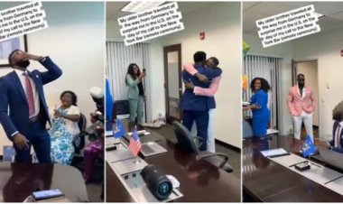 Elder Brother travels from Germany to reunite with younger brother in the US on graduation day