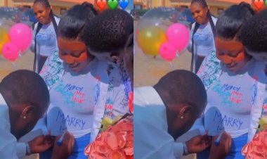 Final-Year Student's Romantic Proposal: "Marry Me" on Girlfriend's Sign-Out Shirt