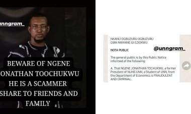 UNN Graduate Arrested for Theft and Fraud, Accused of Swindling Fellow Students and Businesses