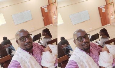 Lecturer Babysits His Student's Child as She Writes Her Exams