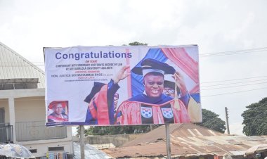 Emir of Lafia, Justice Sidi Muhammad Bage, Awarded Prestigious Honorary Law Degree