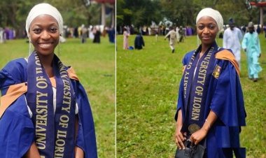 Brilliant lady bags first-class degree in Electrical Engineering from the University of Ilorin, Nigeria, wins best student award