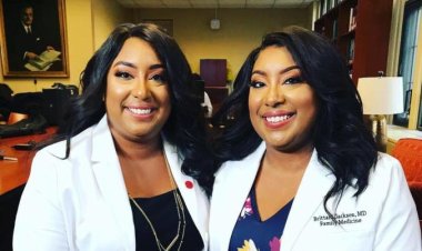 Twin Sisters sets record as first medical doctor in their family, shines across United States