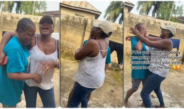 Elder Sister's Surprise Visit Adds Joy to Nigerian Young Lady's Graduation Day