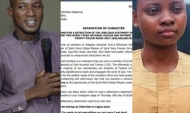 Ekiti-Based Cleric Files N22 Million Defamation Lawsuit Against FUOYE Student, Chef Dammy