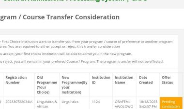 Obafemi Awolowo University Initiates Course Transfers via JAMB CAPS for the 2023/2024 Academic Session