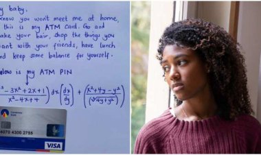 Man Gives Girlfriend Maths Question to Solve to Get His ATM Pin