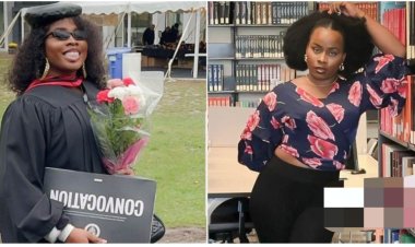 Young Lady bags masters degree in Chemical Engineering at Canada university, celebrates achievements