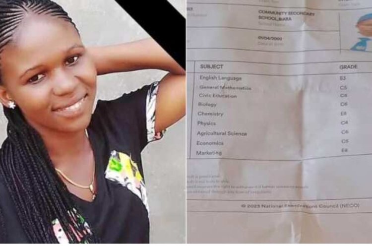 can-i-study-medicine-with-this-result-girl-displays-neco-result-on