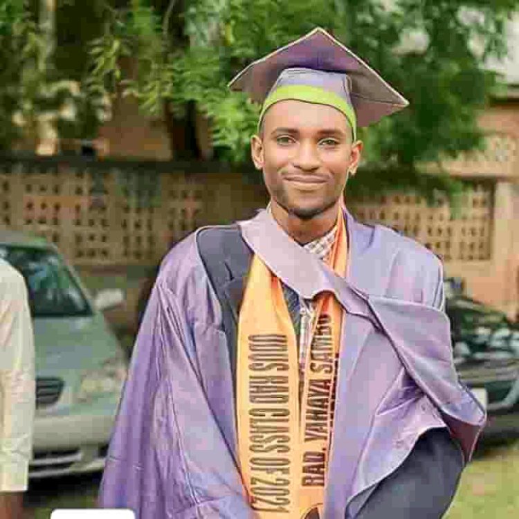 Yahaya Sambo graduated with Nine Awards from Usman Danfodiyo University