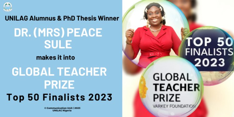 UNILAG Alumnus Makes Top 50 Finalists Of Global Teacher Prize