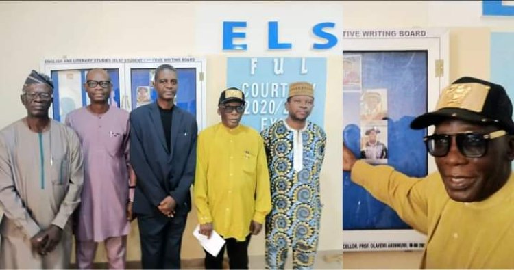 FUL Prof. Al-Bishak Donates Student Creative Writing Board To English Department
