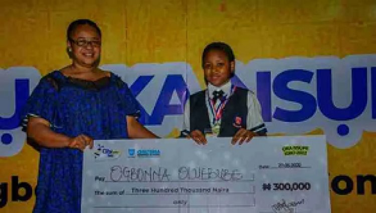 14-Year-Old Oluebeube Ogbonna Triumphs as Winner of Inaugural Igbo Spelling Bee Competition