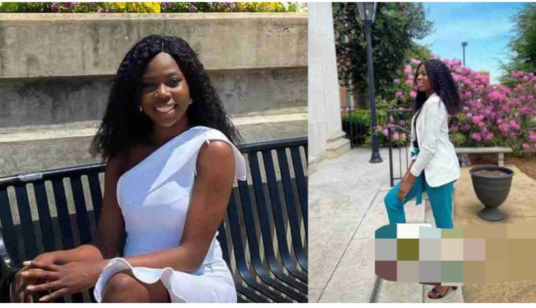 Young Nigerian Lady graduates from US university as a Nurse, wins best student award