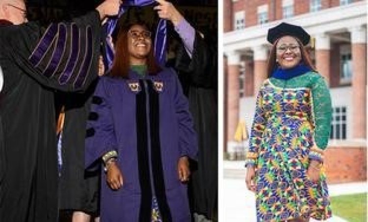 Nigerian Woman Graduates with PhD from US University after 11 Years