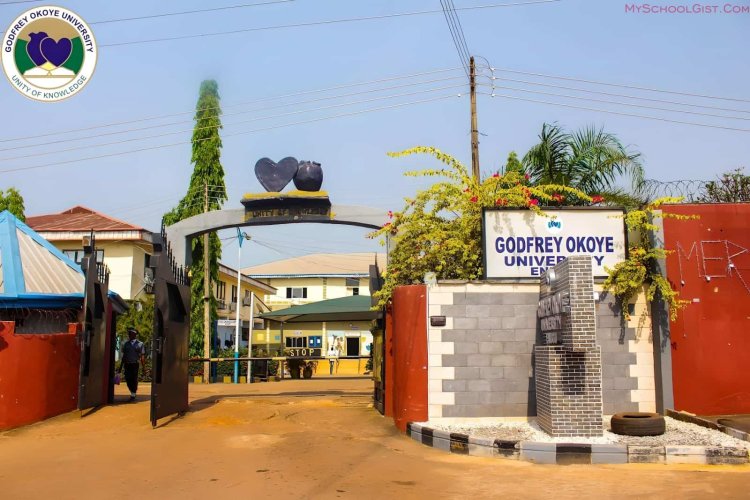 Godfrey Okoye University (GOUNI) Releases 2023/2024 Admission List