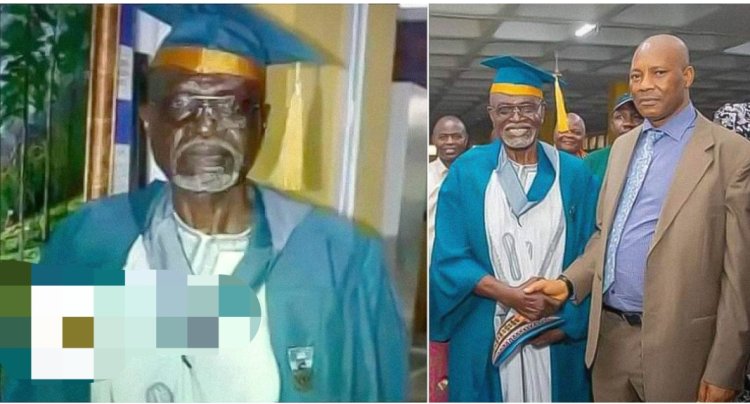 70-Year-Old Nigerian Man Achieves First-Class Bachelor's Degree at University of Jos