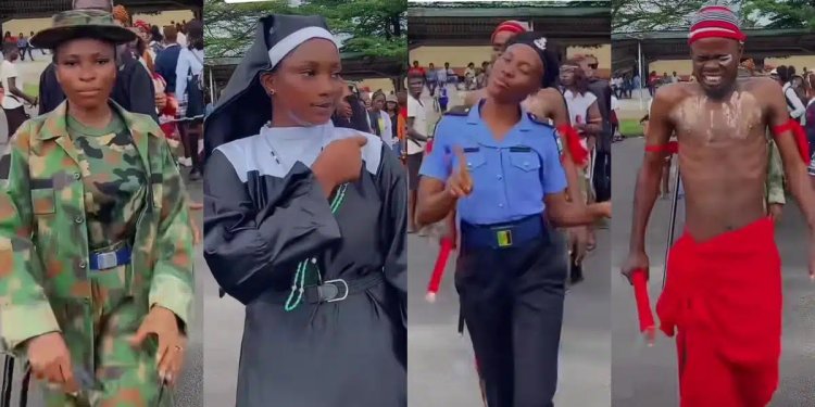 Final Year Students' Costume Day Outfits Spark Online Reactions