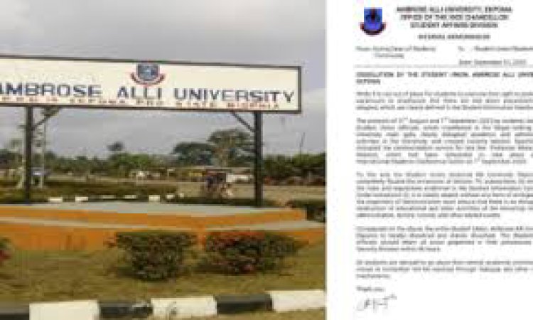 Ambrose Alli University Authorities Set To Rusticate 16 Students' Union Leaders For Protesting Against Tuition Fee Hike
