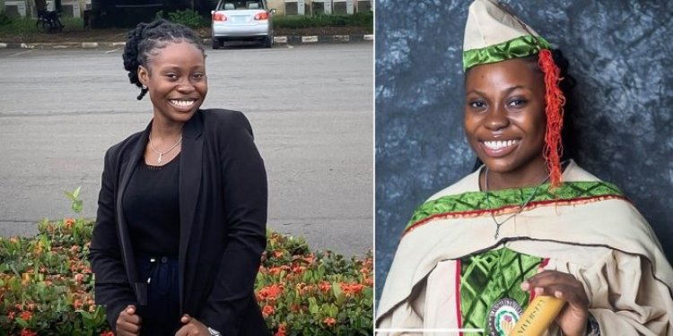 Nigerian lady bags first-class Mechanical Engineering, celebrates achievement