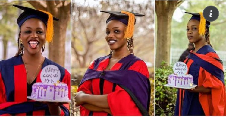 “God Never Left Me Alone When I Needed Him” – Lady Who Made First Class In BSc and Distinction In Master’s