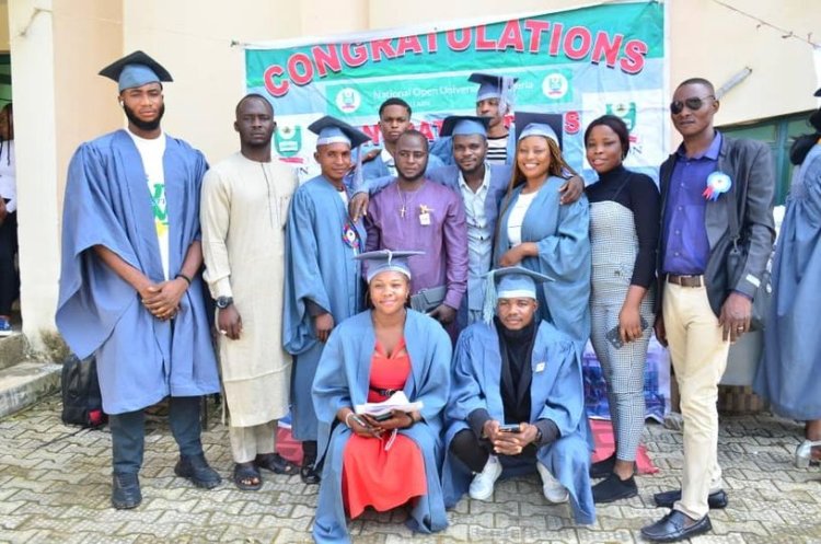 Students of National Open University Abuja Celebrates Matriculation with Enthusiasm