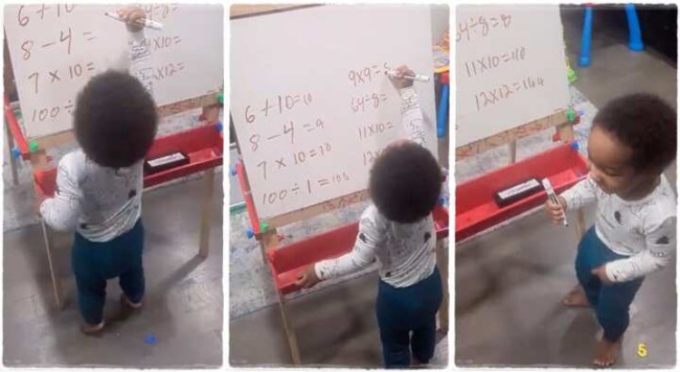 Incredible 2-Year-Old Genuis Solves Complex Mathematics, Gets 8 Questions with Perfect Accuracy
