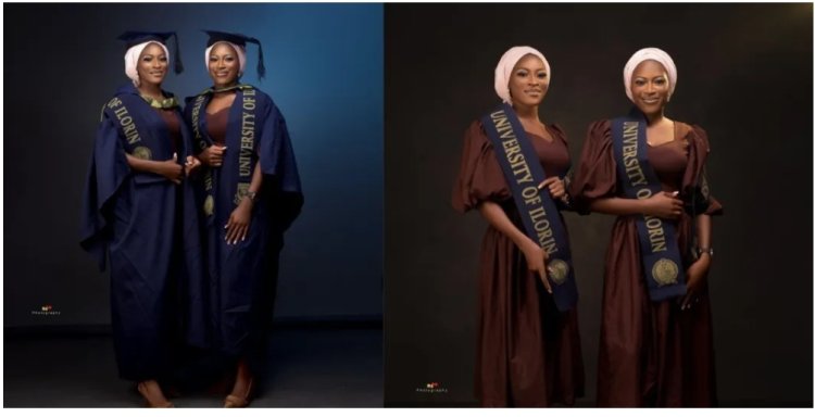 Twin Sisters Achieve First-Class Honors Together at UNILORIN