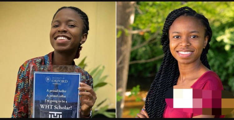 Young Nigerian lady wins scholarship to University of Oxford, set to bag masters degree