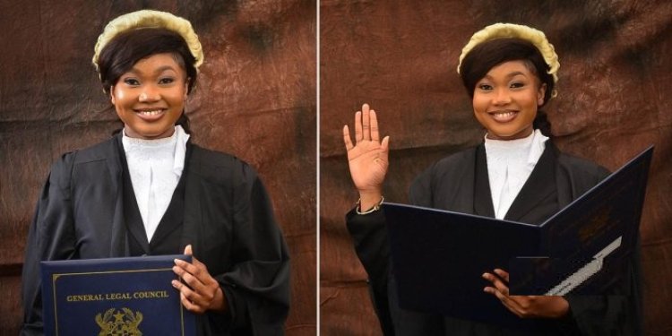 24-year-old African lady graduates Law School, celebrates achievement as a Lawyer