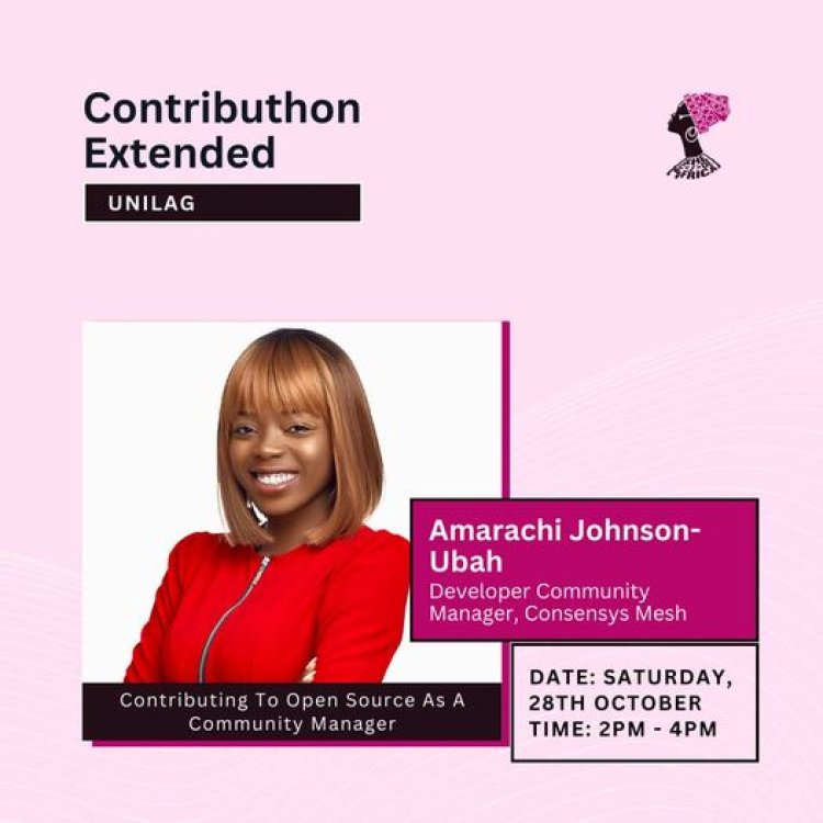 Tech Lady to Share Expertise on Open Source Community Management at She Code Africa Event at UNILAG