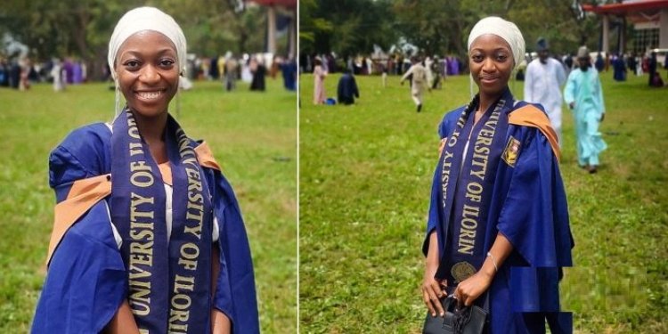 Brilliant lady bags first-class degree in Electrical Engineering from the University of Ilorin, Nigeria, wins best student award