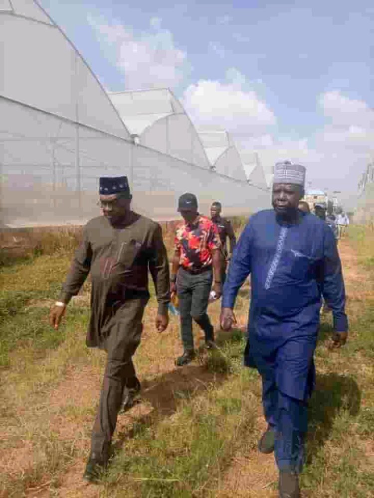 Taraba State University Vice-chancellor inspects dilapidated Green House farm