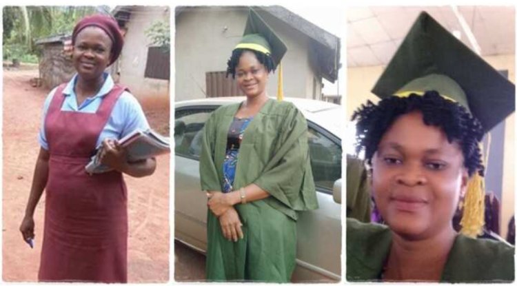 Nigerian Woman Who Went Back to Secondary School After Having Children Matricaulates at UNN