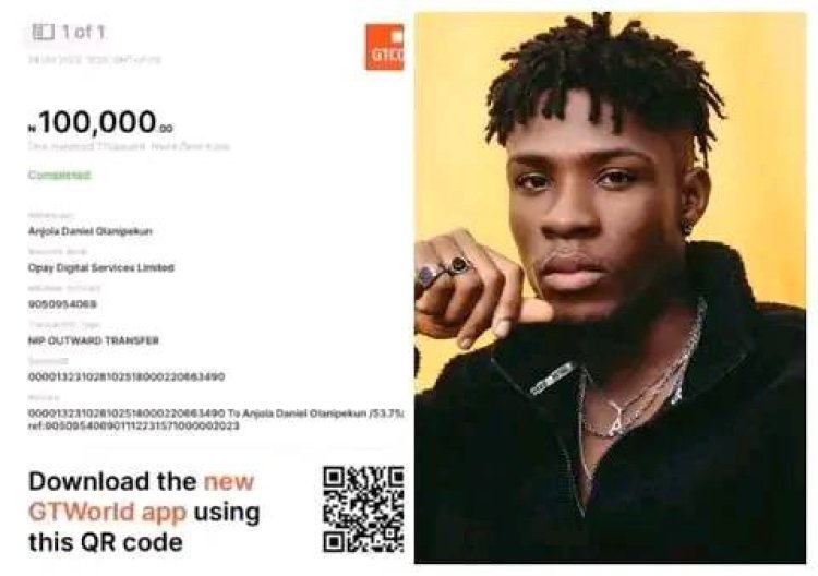 Joeboy Grants UNILAG Student's Tuition Wish with N100,000 Donation