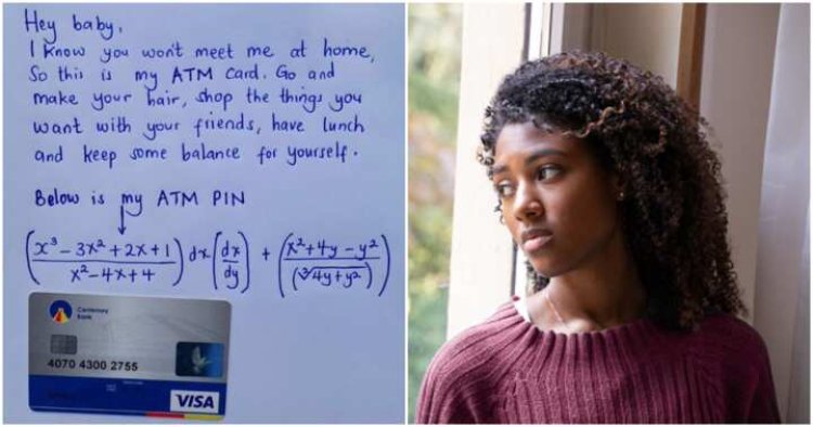Man Gives Girlfriend Maths Question to Solve to Get His ATM Pin