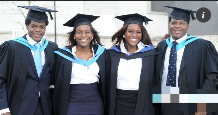 Nigerian Quadruplets Make History with Masters Degrees from UK University on the same day