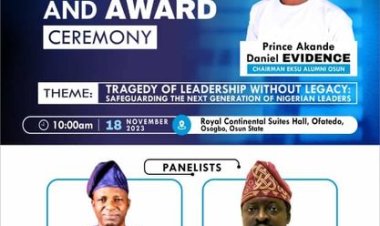 EKSU Alumni Association Osun State to Host Inaugural Public Lecture and Award Ceremony