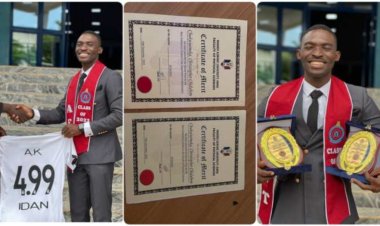 Department 10k, Faculty 10k": First Class Graduate Who Received N20k as Cash Prize Laments