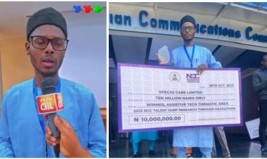 ABU Pharmacist Isah Dahiru who invented an AI-powered smart bladder Wins N10m from NCC